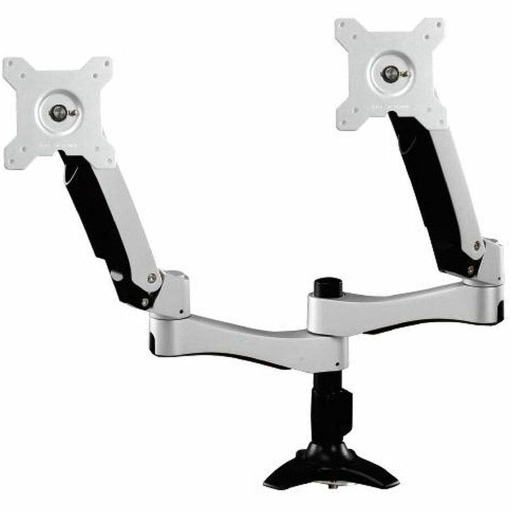 Amer AMR2AP - Adjustable arm - Tilt & Swivel - for 2 monitors - plastic, aluminum, steel - screen size: 24in