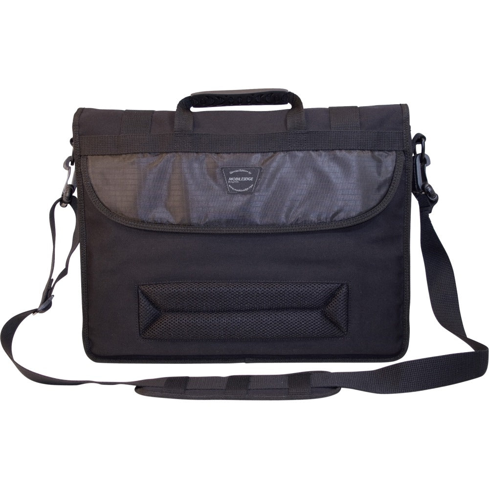 Mobile Edge 17.3in Canvas ECO Messenger Bag - Black