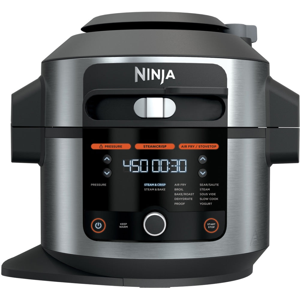 Ninja OL501 Foodi Pressure Cooker Steam Fryer, Silver