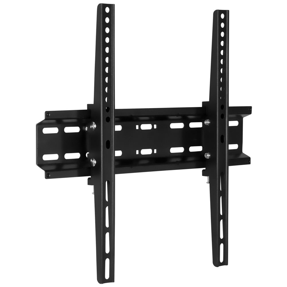 Mount-It! MI-3030 Low-Profile TV Wall Mount Tilt Bracket For Screens 32 - 55in, 16-3/4inH x 18-5/16inW x 2inD, Black