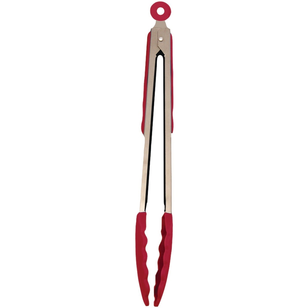 Starfrit Silicone Tongs 12in - Grill - Red