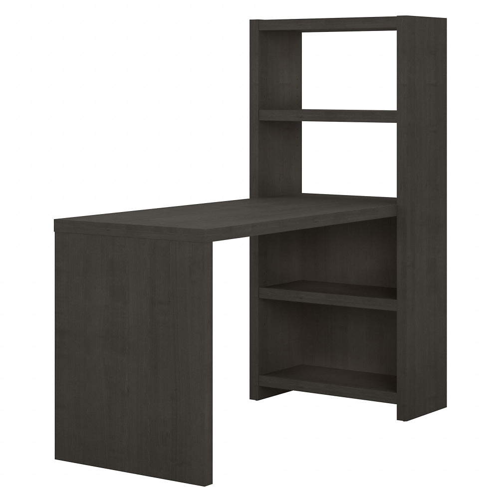 Bush Business Furniture Echo 56inW Craft Table, Charcoal Maple, Standard Delivery