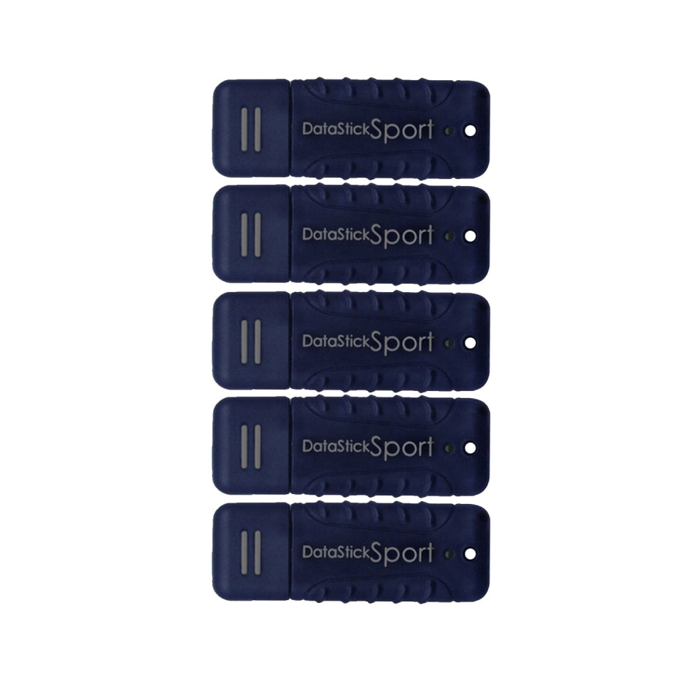 Centon DataStick Pro USB 3.0 Flash Drives, 64GB, Sport Blue, Pack Of 5 Flash Drives, S1-U3W2-64G-5B