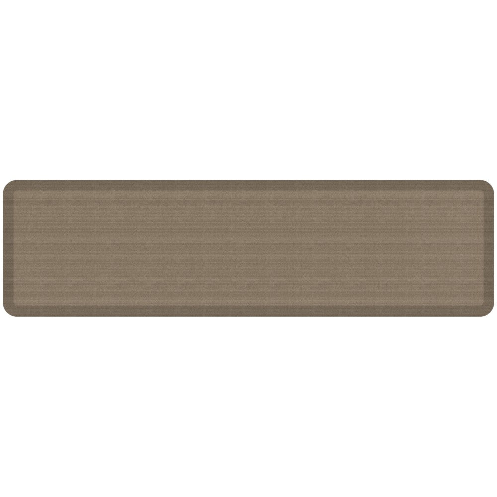 GelPro NewLife Designer Comfort Grasscloth Anti-Fatigue Floor Mat, 20in x 72in, Pecan