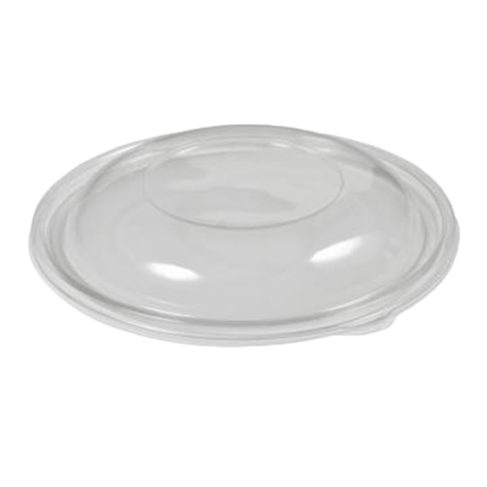 Cold Collection Food Container Lids, Round, 9in, Clear, Pack Of 100 Lids