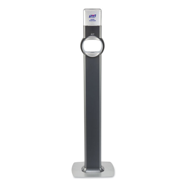 Fs6 Touch-Free Floor Stand Dispenser, 1,200 Ml, 12.5 X 11.3 X 38.5, Graphite