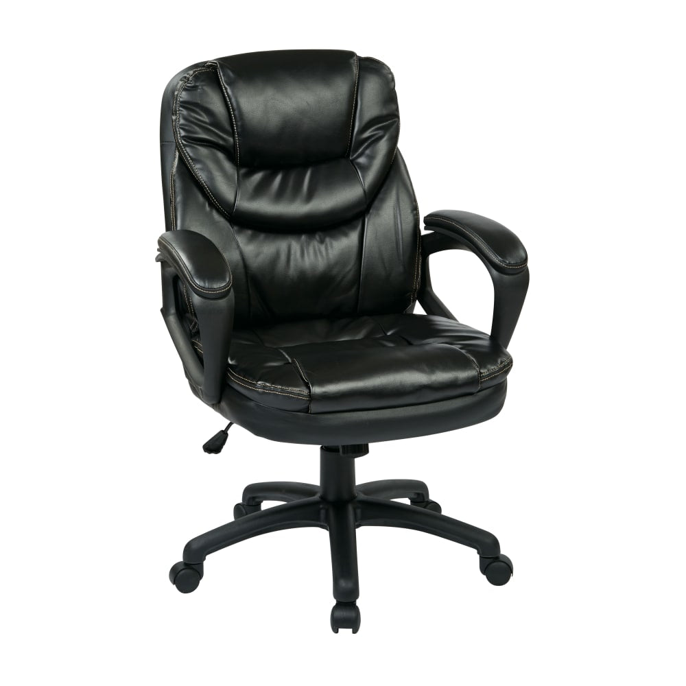 Office Star Work Smart High-Back Chair, Black