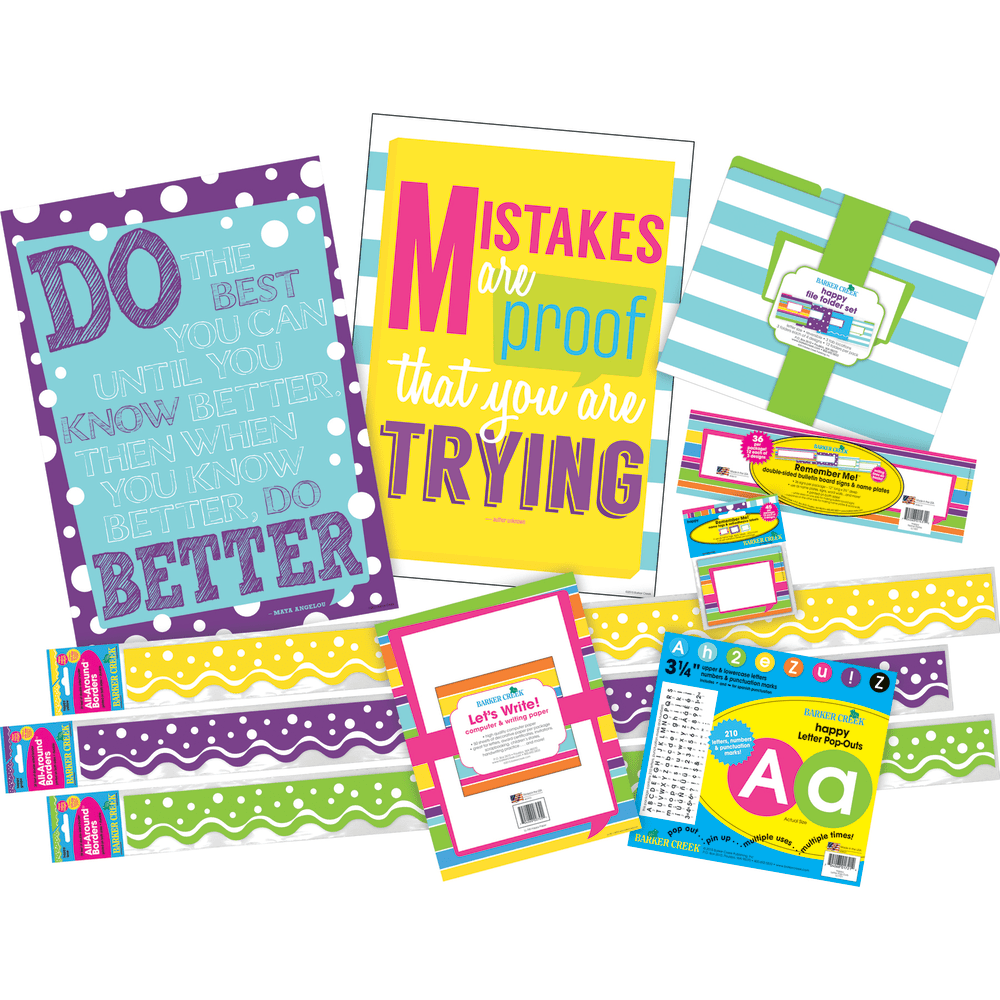 Barker Creek Classroom Decor Set, You Are Trying, Pre-K To College