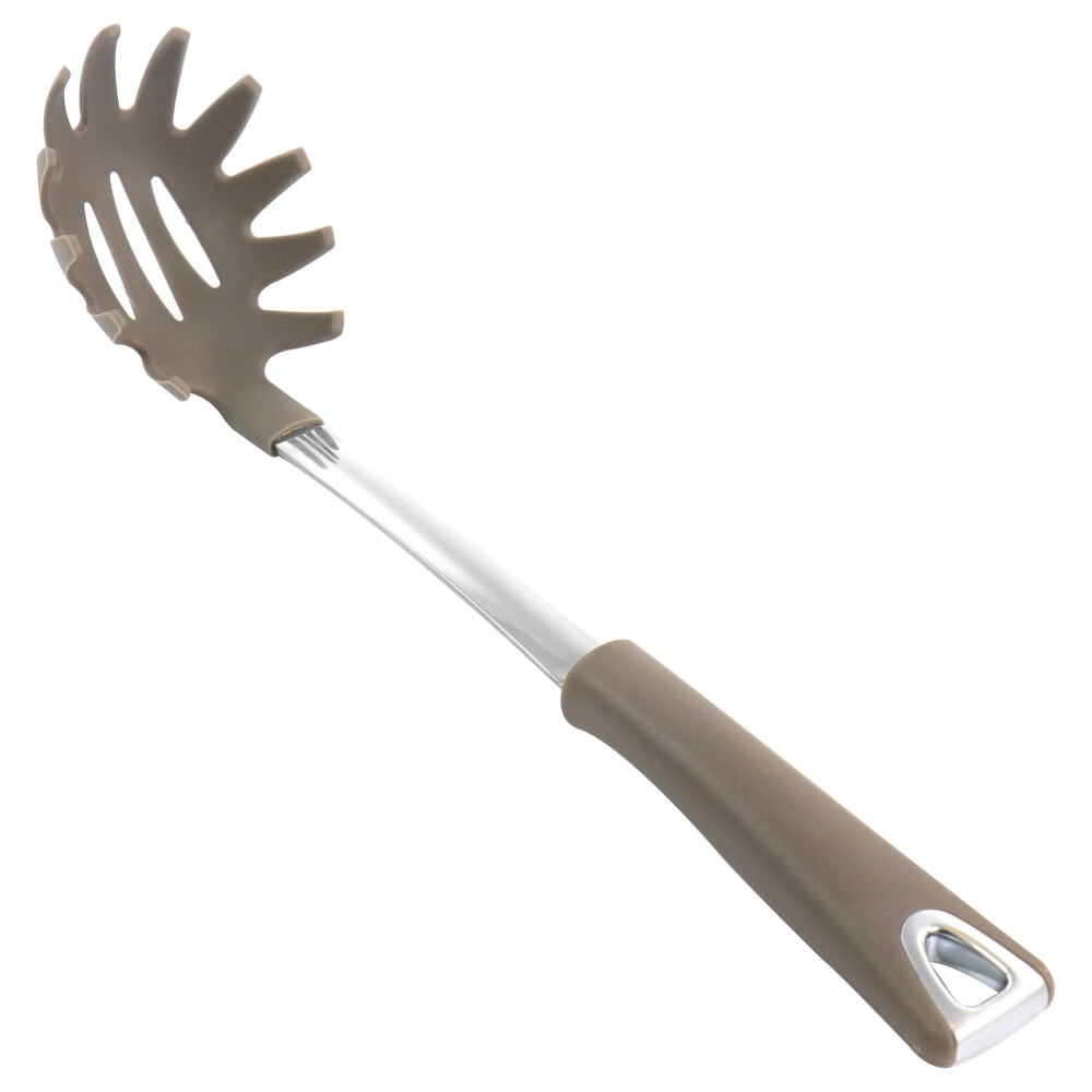 Martha Stewart Nylon Pasta Spoon, Gray