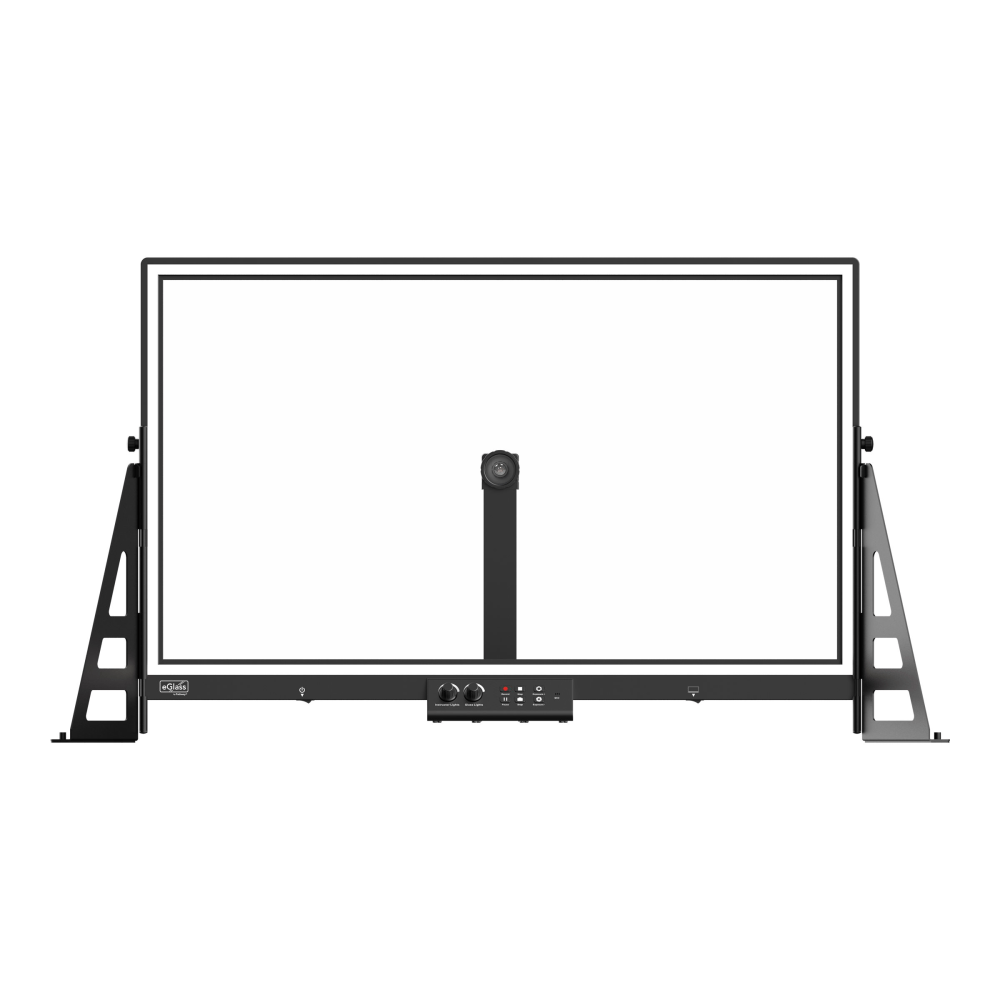 eGlass - Interactive whiteboard - 50in - wired - USB 3.0 - transparent - with document camera - for P/N: HCEG-35