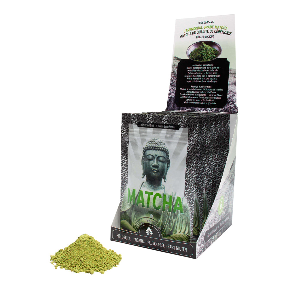 Matcha Ceremonial Grade Organic Tea, 1.4 Oz, Carton Of 6 Bags