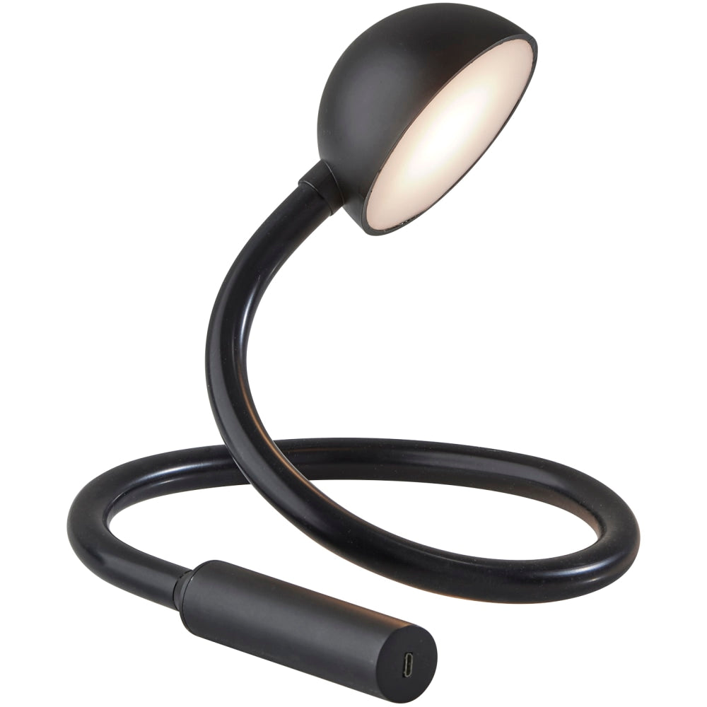 Adesso Simplee Cobra LED Desk Lamp, 32-1/2inH, Black