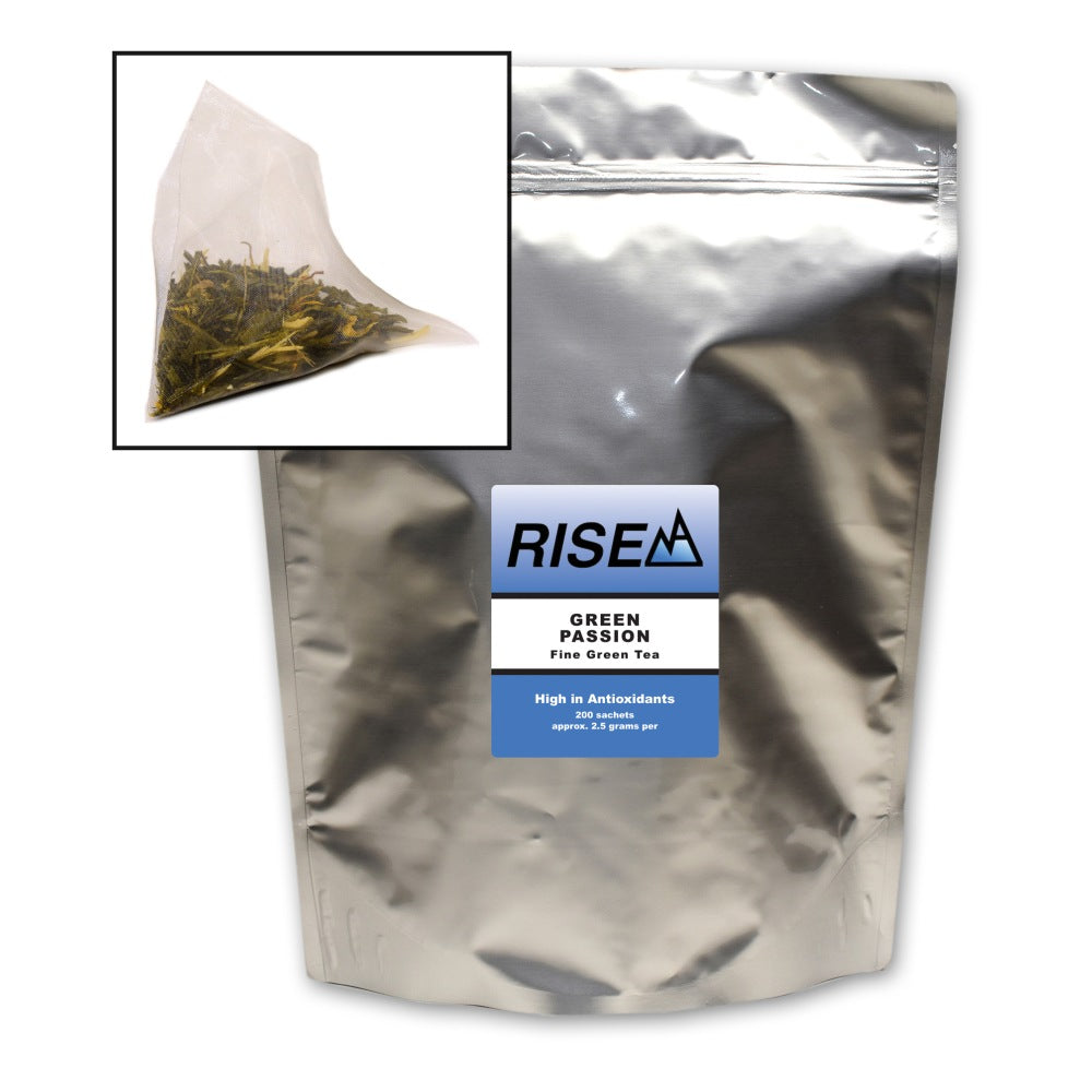 RISE NA Green Passion Tea, 8 Oz, Bag Of 200 Sachets