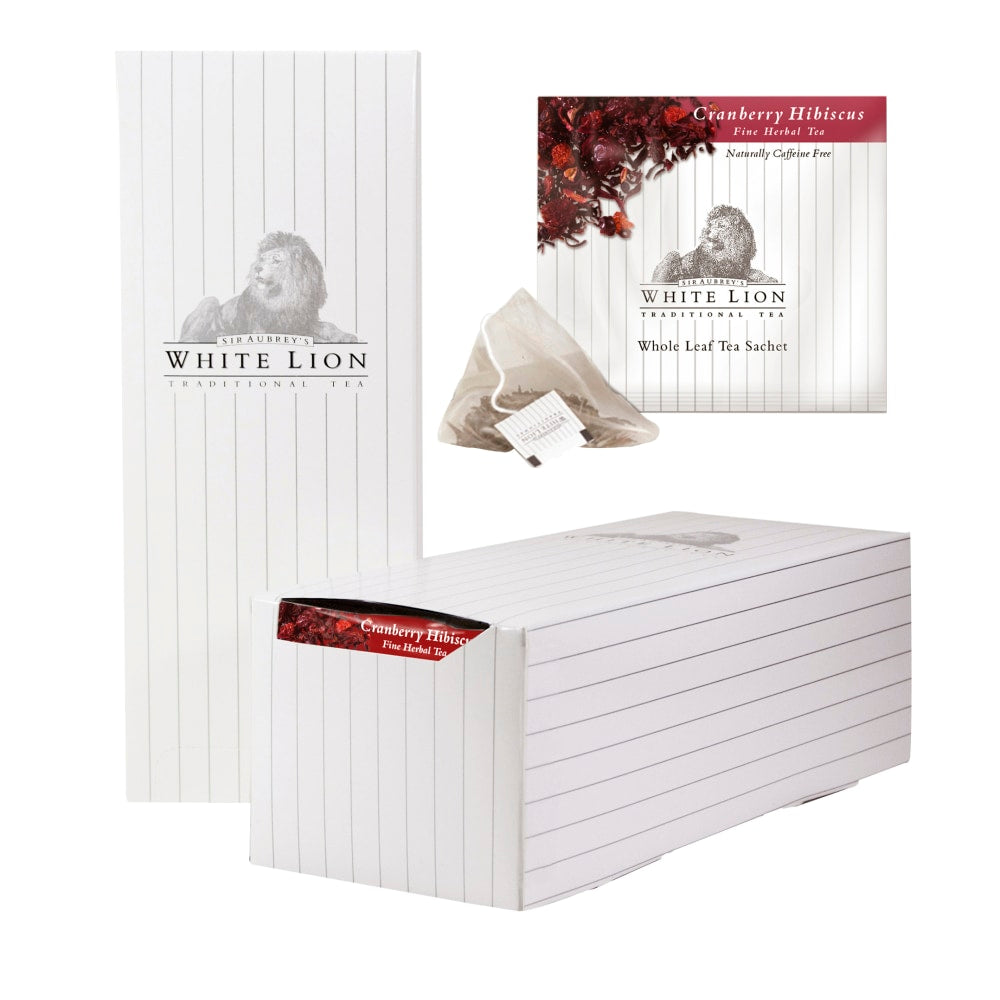 RISE NA Cranberry Hibiscus Tea, 8 Oz, Box Of 40 Sachets