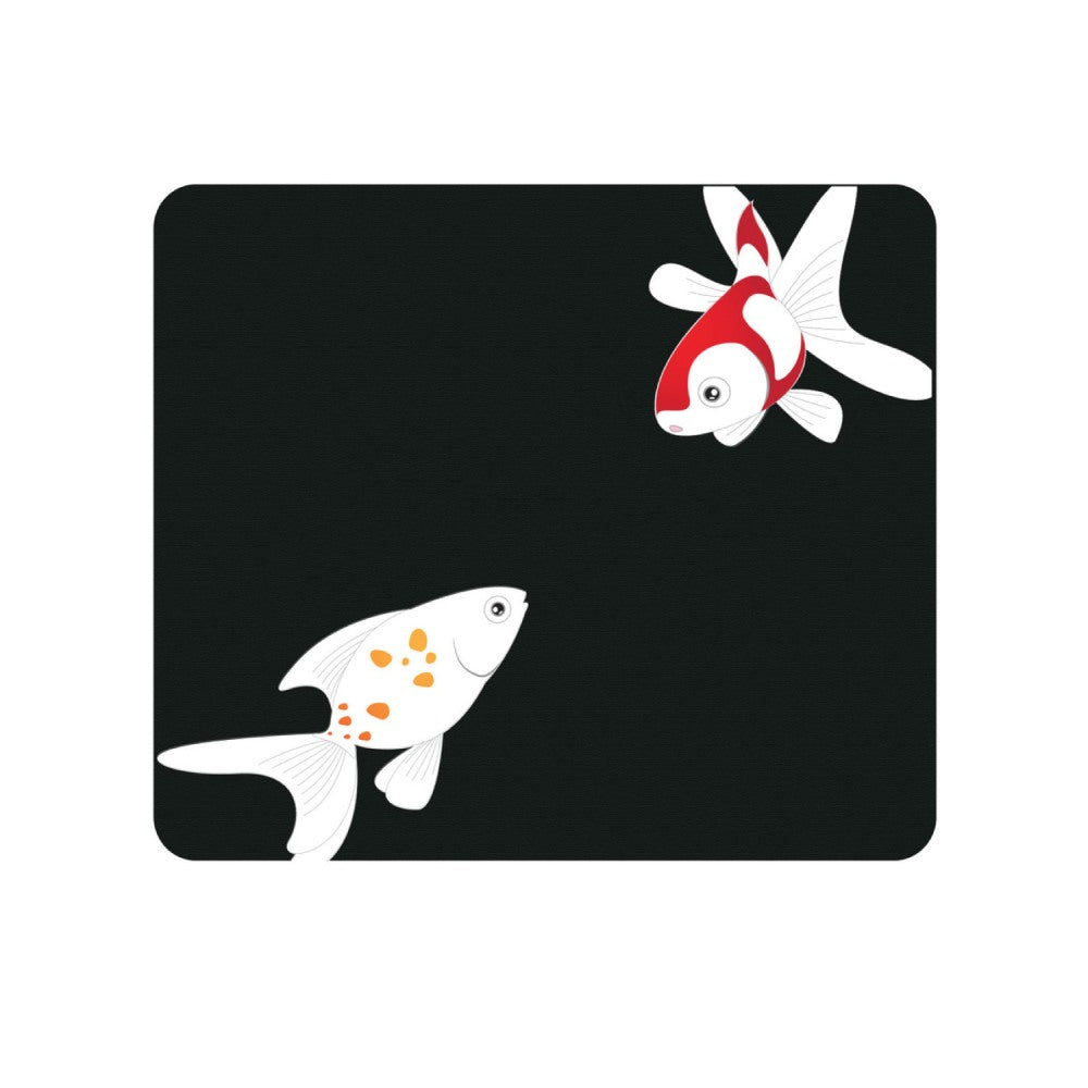 OTM Essentials Mouse Pad, Goldfish, 10in x 9.13in, Black, PV1BM-ICN-04