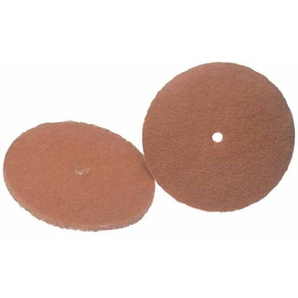 Koblenz Cleaning Pads, 6in, Tan, Pack Of 2 Pads