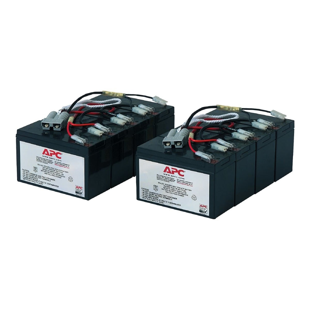 APC Replacement Battery Cartridge #12 - UPS battery - 2 x battery - lead acid - black - for P/N: DL5000RMT5U, SU3000R3IX160, SU5000R5TBX114, SU5000R5TBXFMR, SU5000R5XLT-TF3