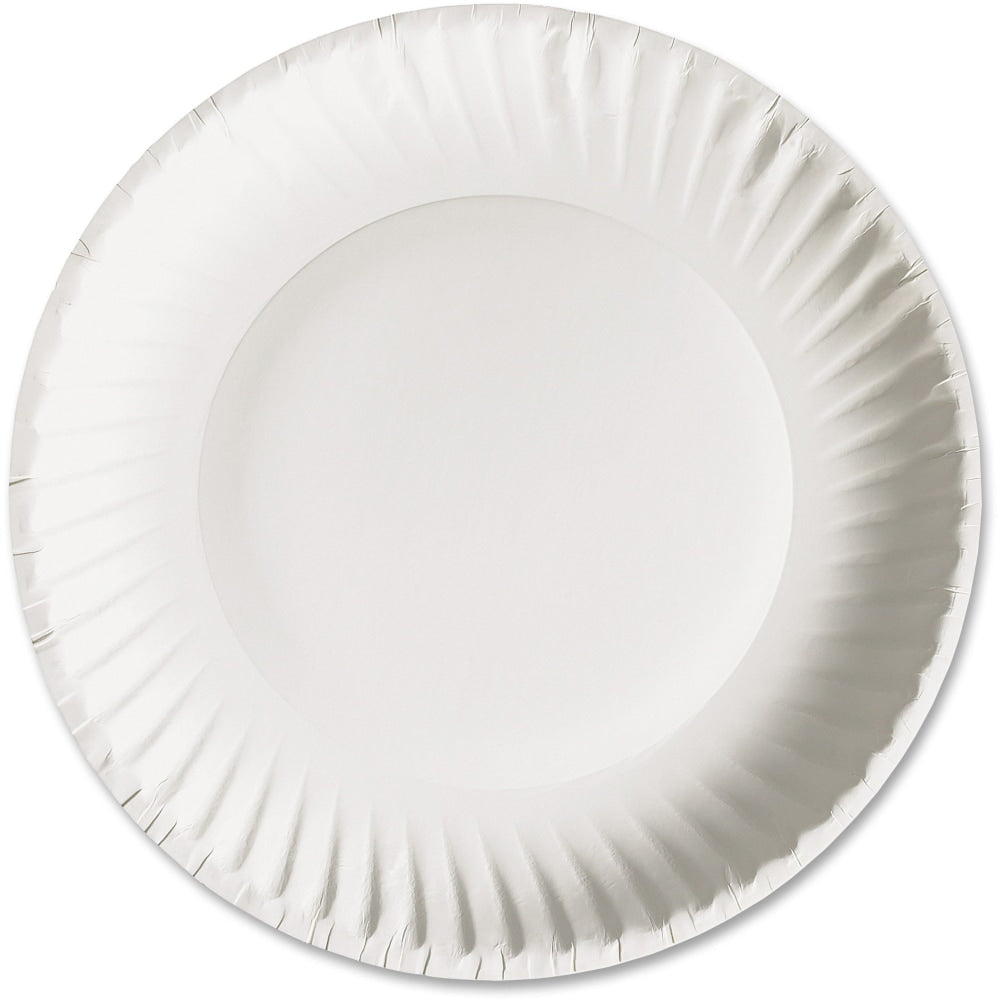 AJM Green Label Paper Plates, 6in, White, Box Of 1,000 Plates
