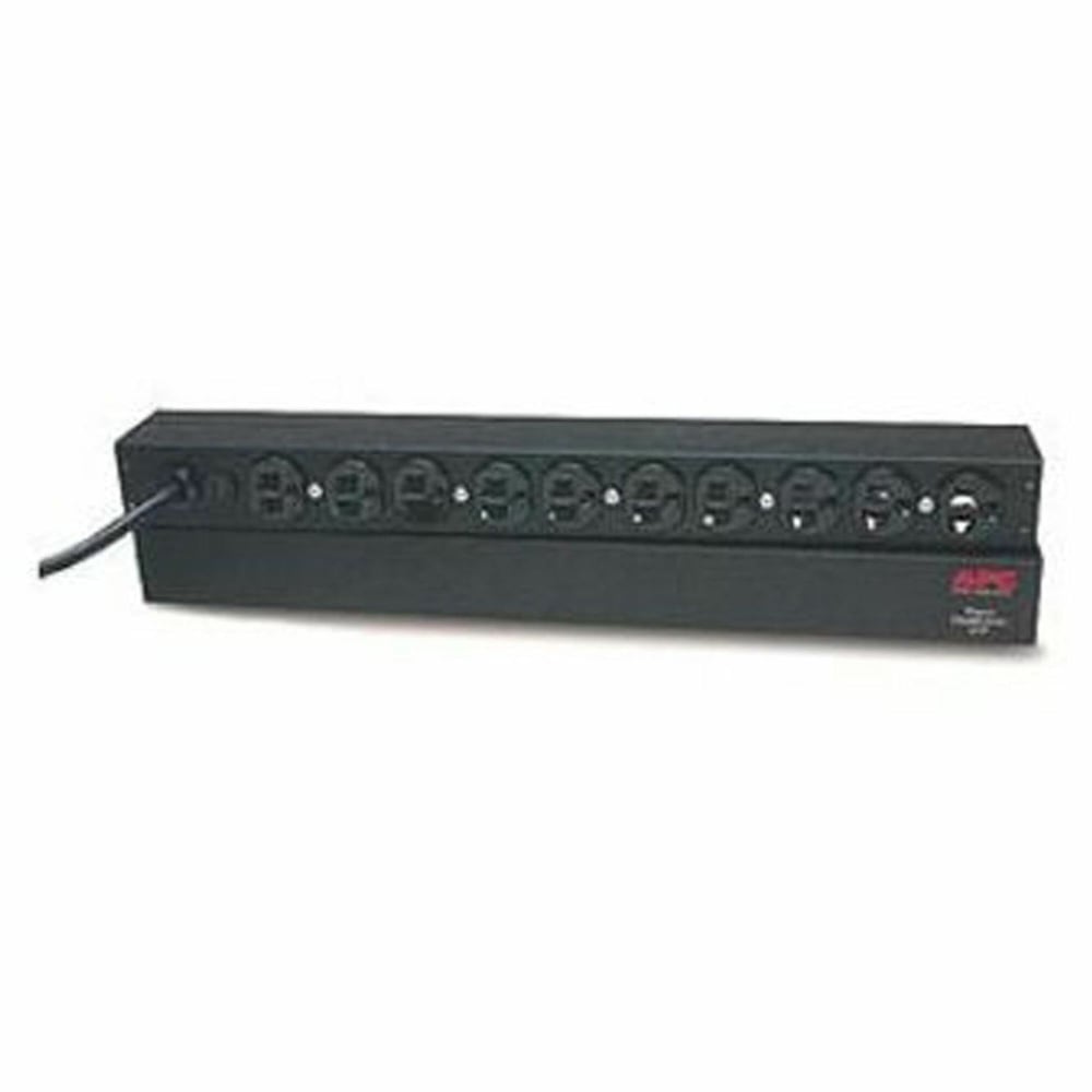 APC Basic Rack 1.8kVA PDU - 10 x NEMA 5-15R - 1.8kVA - 1U 19in Rack-mountable
