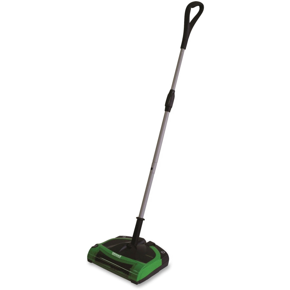 BigGreen Cord-Free Electric Sweeper - 17 fl oz - 11.50in Cleaning Width - Battery - Battery Rechargeable - Green