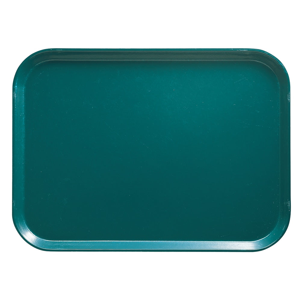 Cambro Camtray Rectangular Serving Trays, 15in x 20-1/4in, Teal, Pack Of 12 Trays
