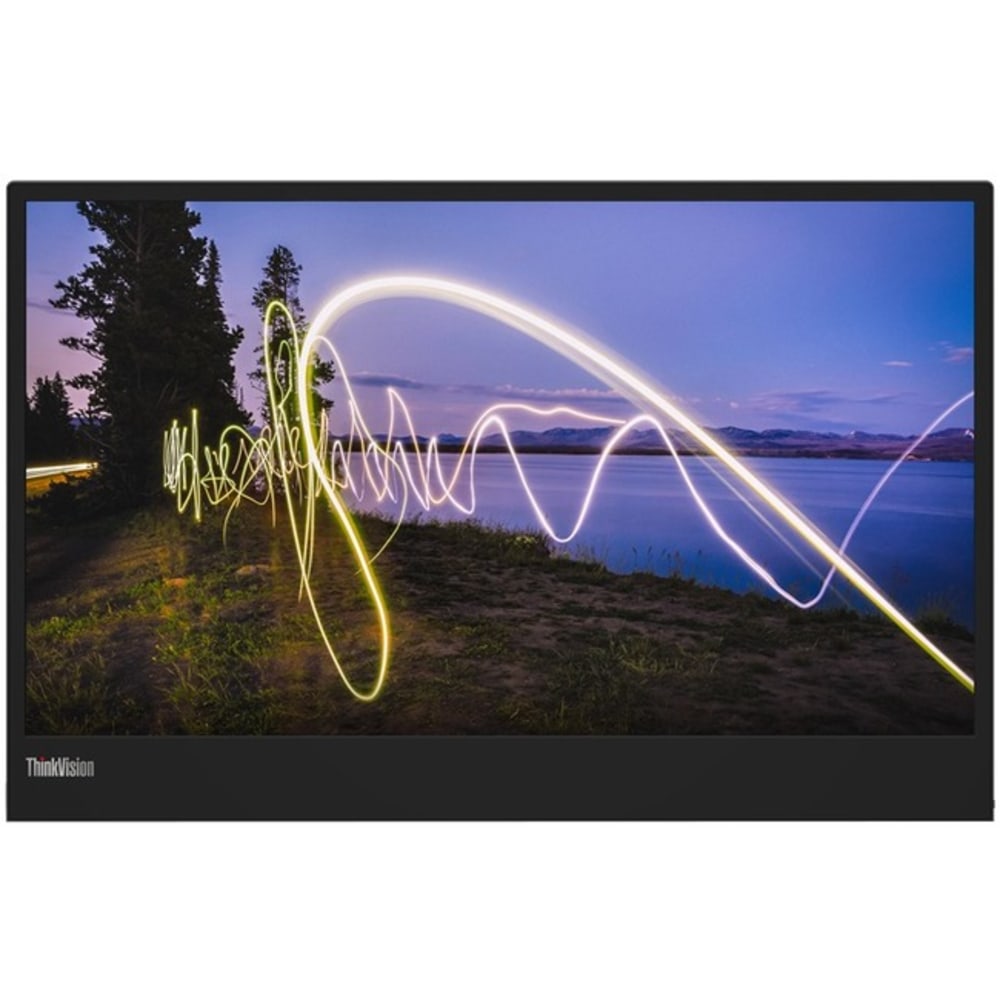 Lenovo ThinkVision M15 16in Class Full HD LCD Monitor - 16:9 - Raven Black - 15.6in Viewable - In-plane Switching (IPS) Technology - WLED Backlight - 1920 x 1080 - 16.7 Million Colors - 250 Nit Typical - 6 ms - Extreme Mode Refresh Rate - USB Hub