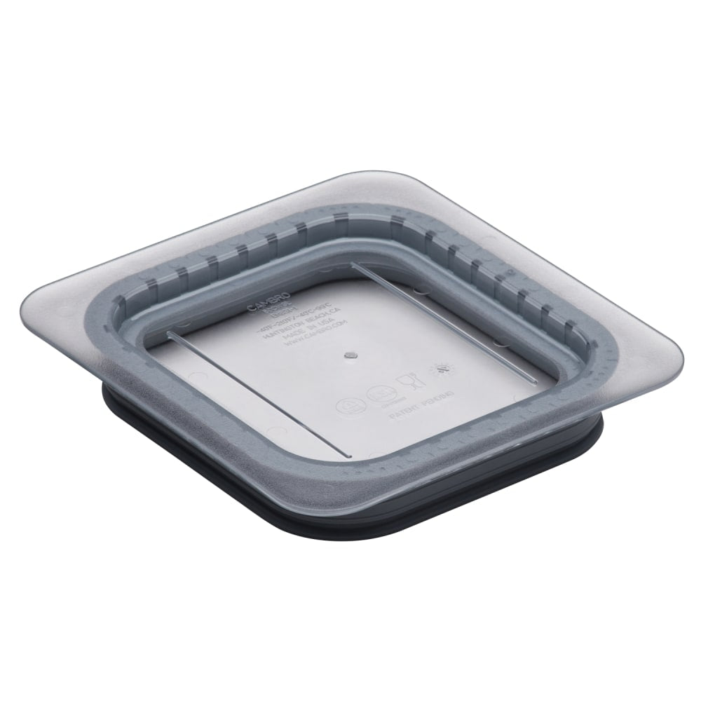 Cambro Camwear GN 1/6 GripLids, Clear, Set Of 6 Lids