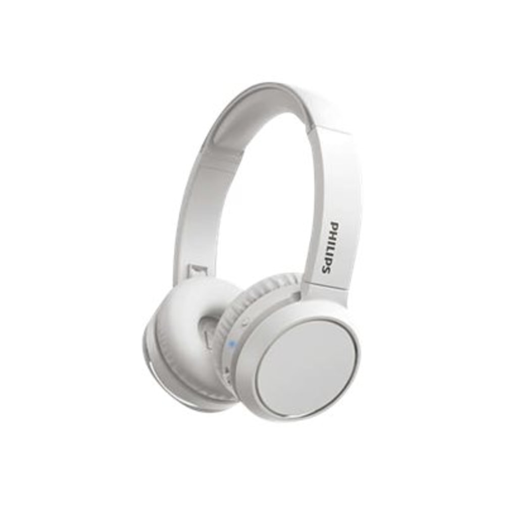 Philips TAH4205WT - Headphones with mic - on-ear - Bluetooth - wireless - noise isolating - white