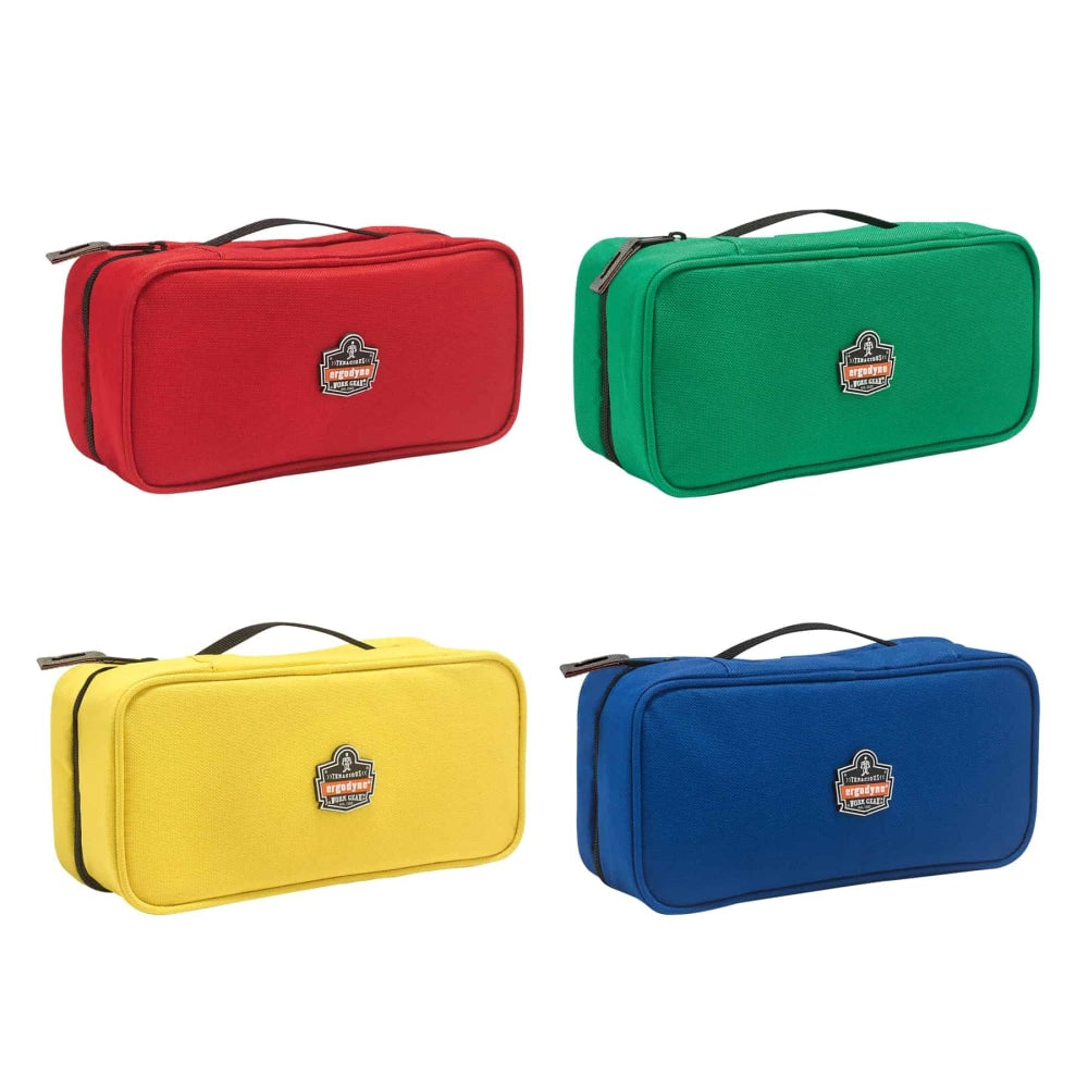Ergodyne Arsenal 5875K Buddy Organizer Kit, Large, 10inL x 4-1/2inW x 3-1/2inH, Red; Green; Yellow; Blue
