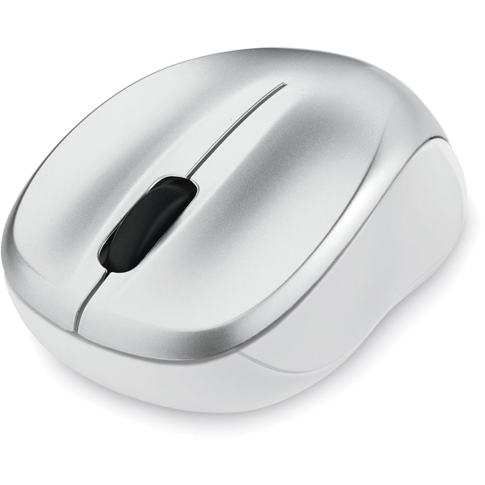 Verbatim Silent Wireless Blue LED Mouse For USB Type A, Silver