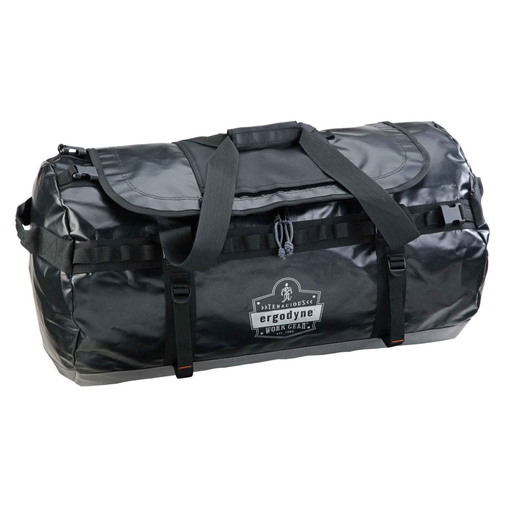 Ergodyne Arsenal 5030L Water-Resistant Duffel Bag, 15inH x 15inW x 30-1/2inD, Black