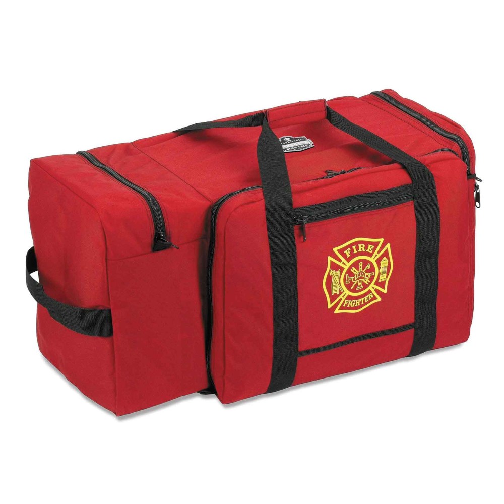 Ergodyne Arsenal 5005 Large Fire & Rescue Gear Bag, 15inH x 15inW x 30inD, Red