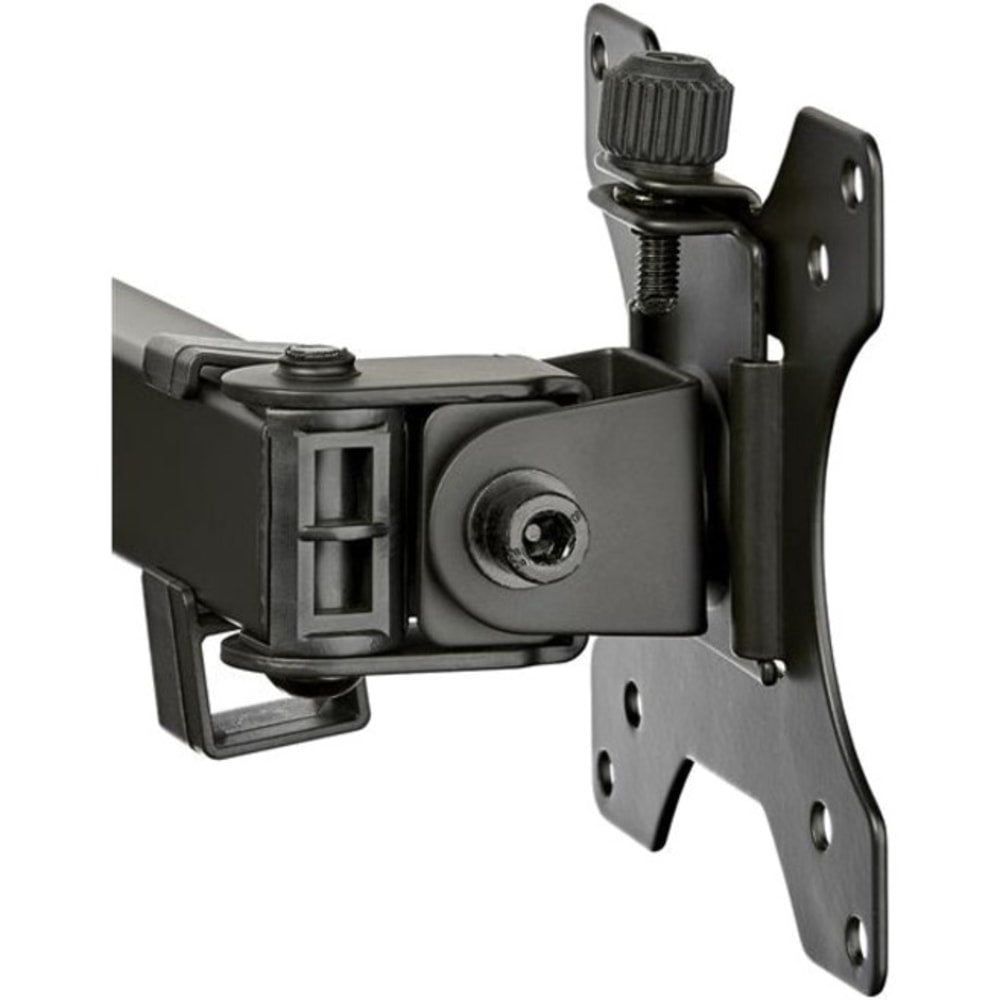 StarTech.com DDesk Mount Dual Monitor Arm - Ergonomic VESA Compatible Mount for up to 32 inch Display - Desk Clamp / Grommet - Articulating - VESA 75x75/100x100 desk mount dual monitor arm supports displays up to 32 inch (17.6lb/8kg) per arm.