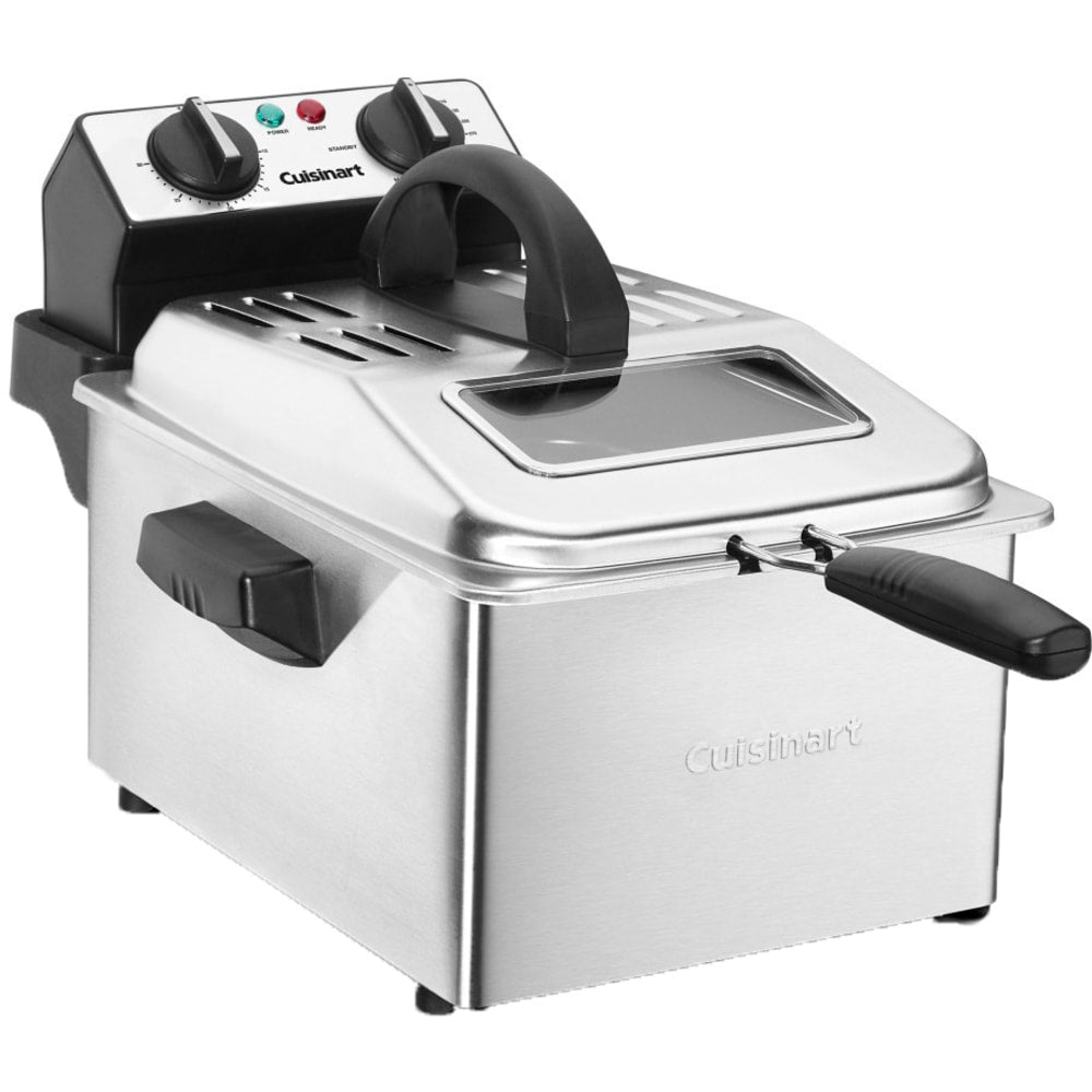Cuisinart Professional Deep Fryer, 12-1/4inH x 11inW x 16-1/2inD, Silver