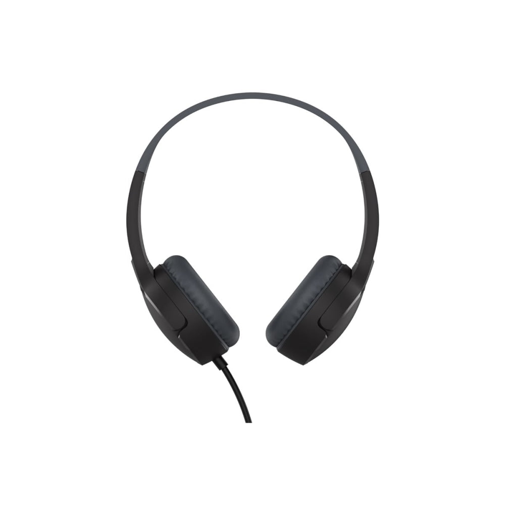 Belkin SOUNDFORM Mini Wired On-Ear Headphone for Kids - Stereo - Mini-phone (3.5mm) - Wired - Over-the-head - Binaural - Circumaural - 4 ft Cable - Black