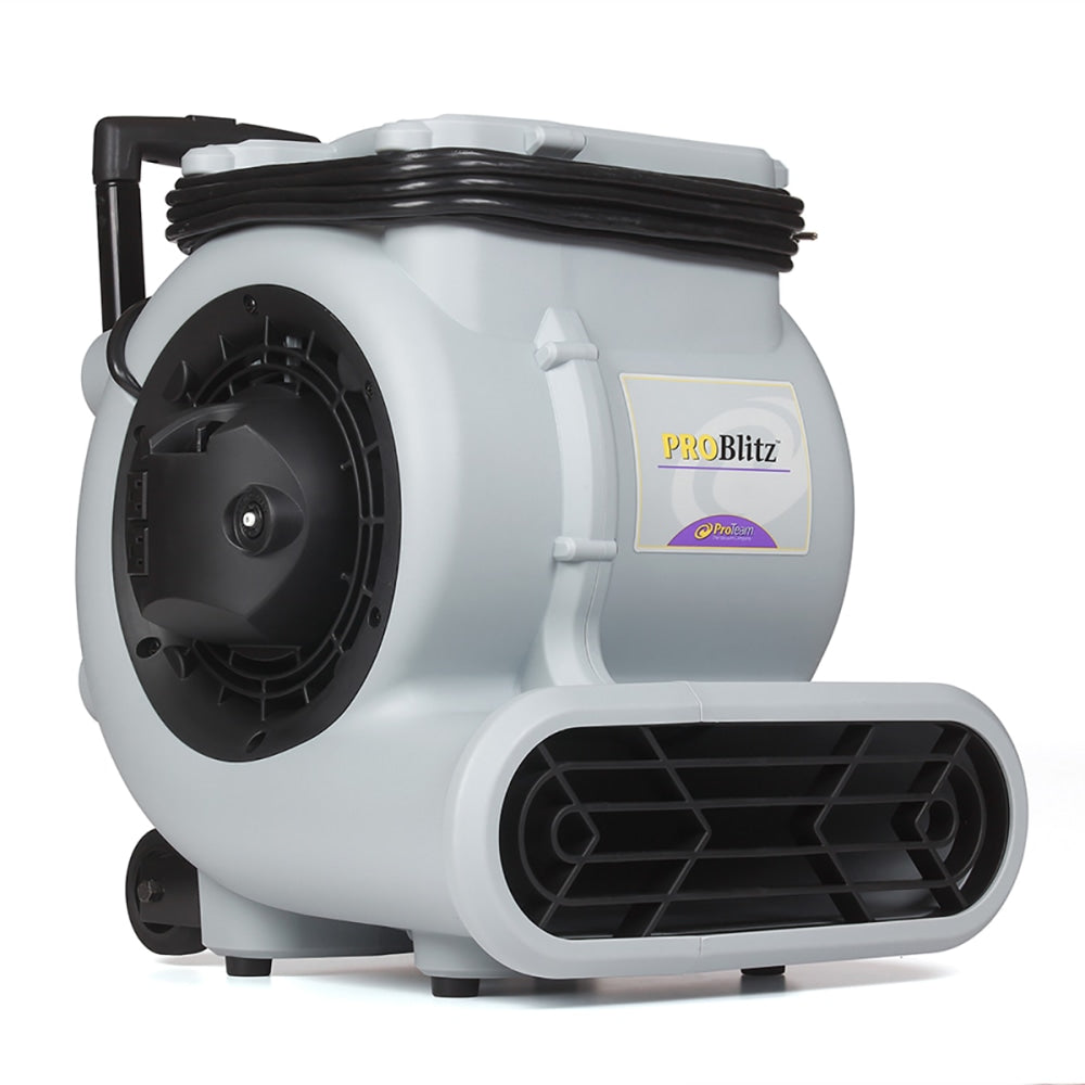 ProTeam ProBlitz XP 3-Speed AirMover With Telescoping Handle And Daisy Chain, 19-1/2inH x 20inW x 16-1/2inD, Gray/Purple