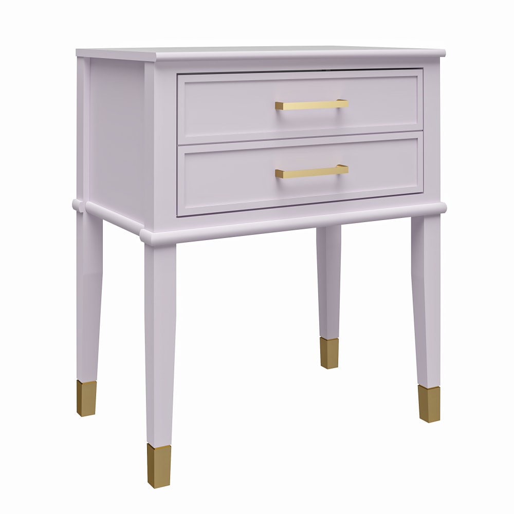 Ameriwood Home Westerleigh End Table, 28-1/8inH x 23-5/8inW x 15-1/2inD, Lavender