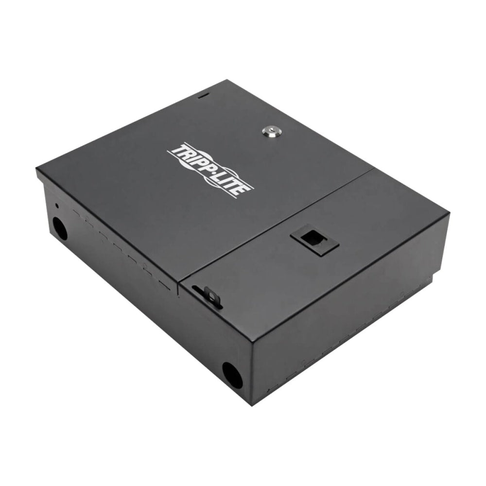 Tripp Lite Fiber Optic Wallmount Distribution Enclosure, 4-Panel Capacity - Fiber-optic distribution box - wall mountable - black