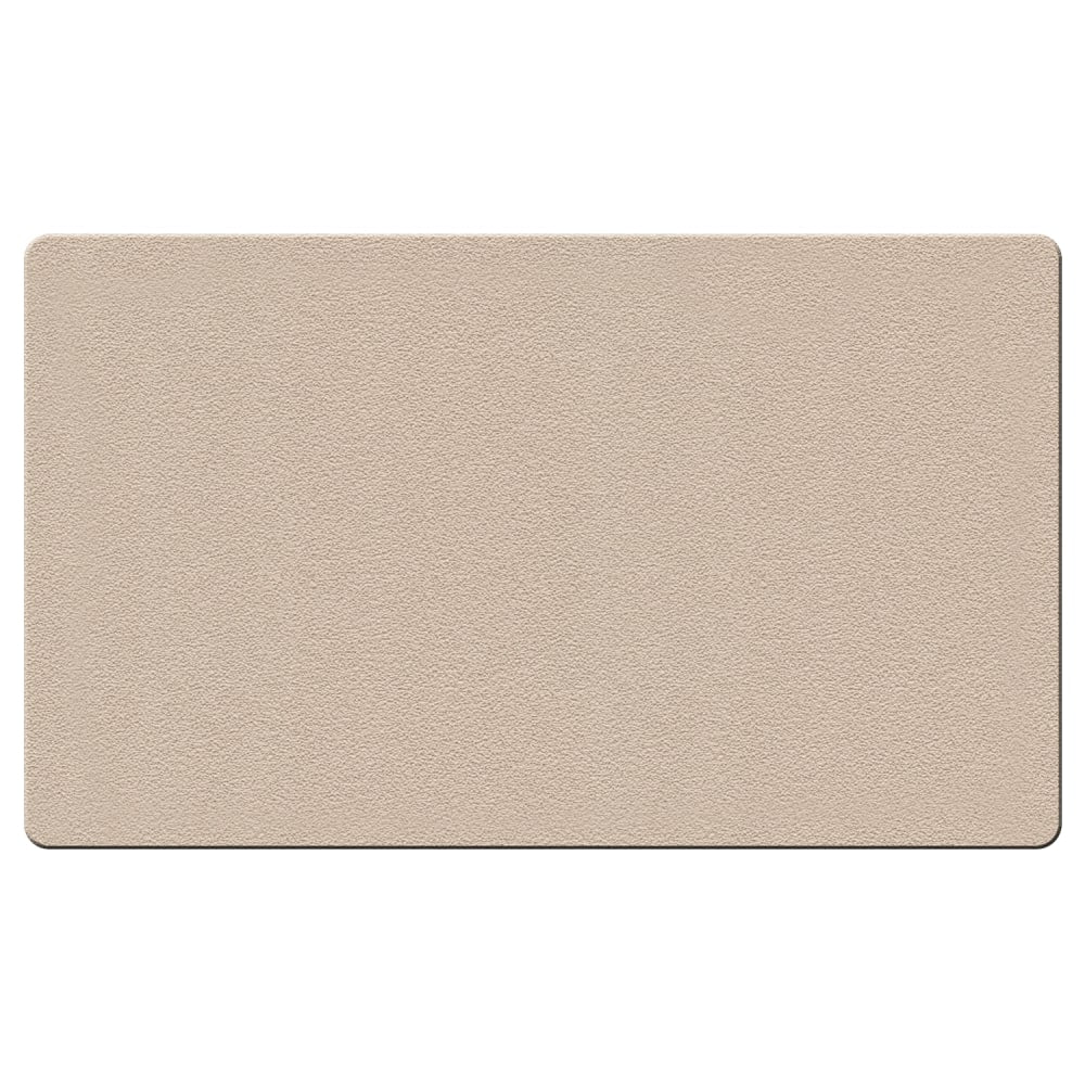 Ghent Fabric Bulletin Board With Wrapped Edges, 48-5/8in x 72-5/8in, Beige