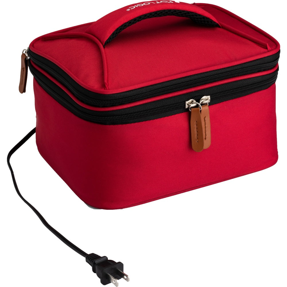 HOTLOGIC Portable Personal Expandable Mini Oven XP, 4-1/2inH x 7-1/2inW x 9-1/2inD, Red
