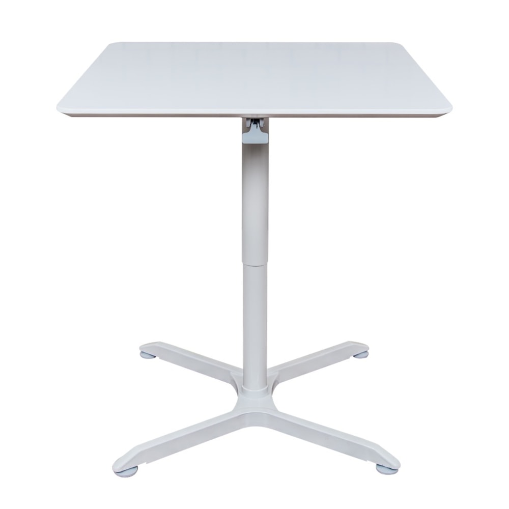 Luxor Square Cafe Table, 42-7/16inH x 36inW x 36inD, White
