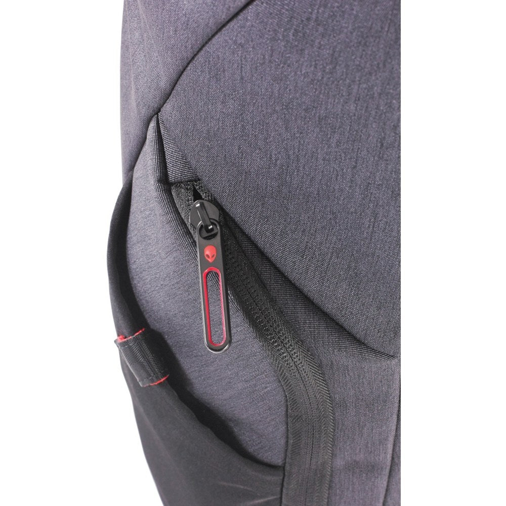 Mobile Edge Elite AWM17BPE Carrying Case (Backpack) for 17.1in Dell Notebook - Gray, Black - Heather Body - Nylex Interior Material - Shoulder Strap, Handle - 16.5in Height x 11.5in Width x 4.5in Depth