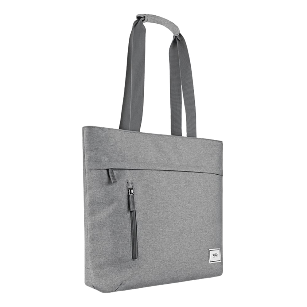 Solo New York Re:Store Tote With 15.6in Laptop Pocket, 60% Recycled, Gray