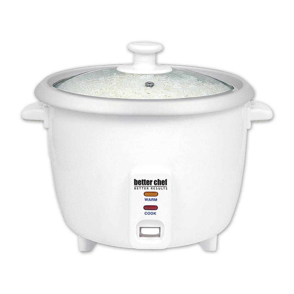 Better Chef 8-Cup Automatic Rice Cooker, White