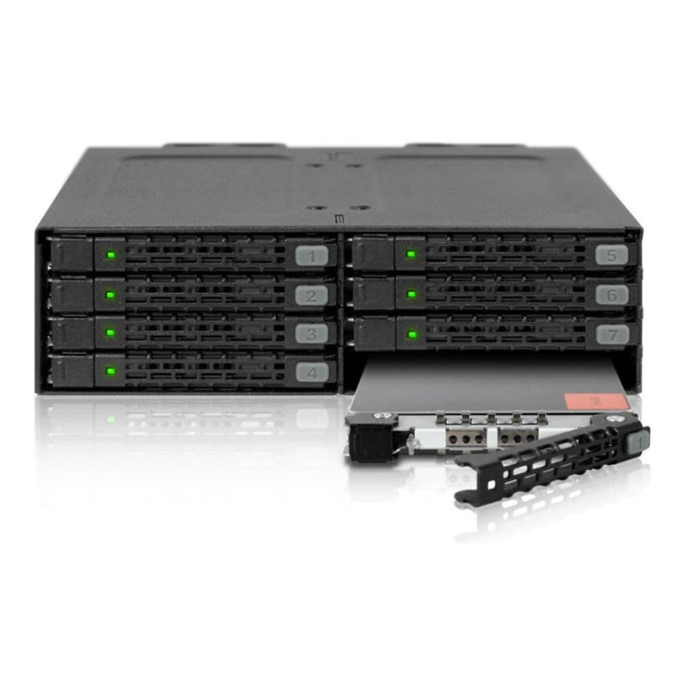 ICY Dock ToughArmor MB998SP-B - Storage drive cage - 2.5in - matte black