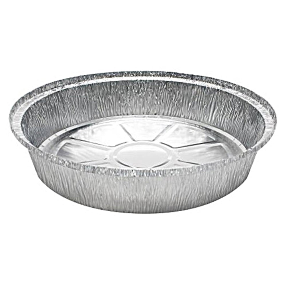 Karat Round Foil Food Containers, 1in x 9in, Case Of 500 Containers
