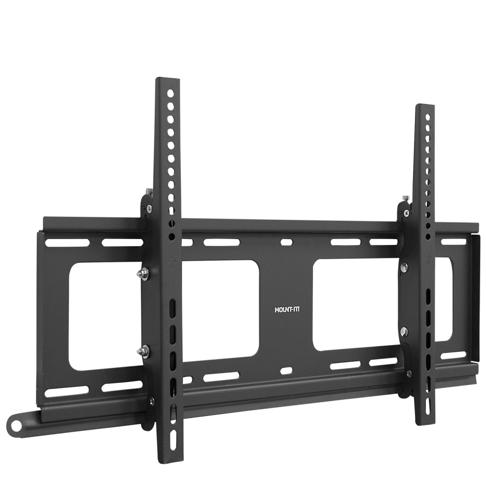 Mount-It! Weatherproof Outdoor TV Wall Mount For Screens 37 - 80in, 9-1/2inH x 31inW x 2-1/8inD, Black