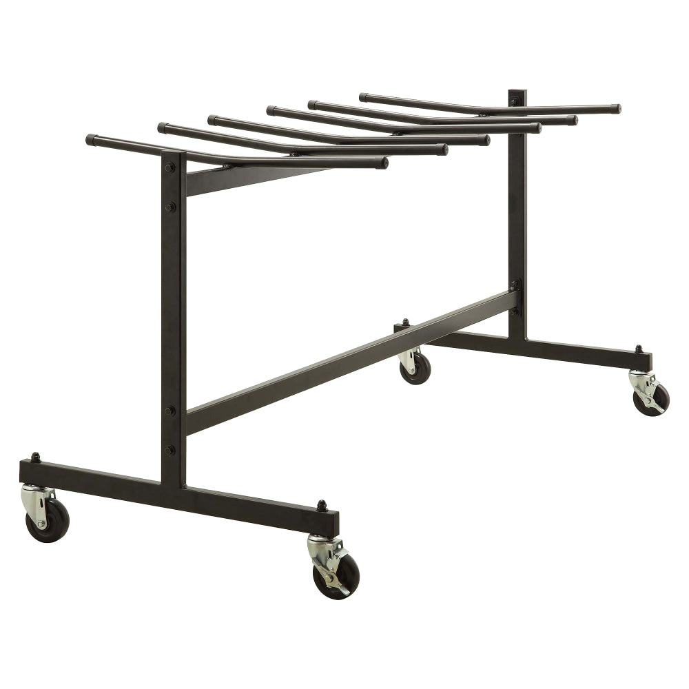 Lorell Folding Chair Trolley, Black