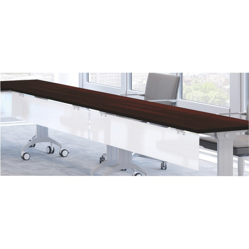 Special-T 59in Tabletop Acrylite Modesty Panel - 59in Length x 10in Height - Acrylic - Frosted White