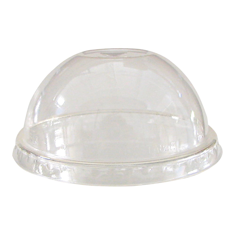 Eco-Products GreenStripe Renew And Comp Cold Cup Dome Lids, Fits 9 - 24 Oz Cups, Clear, 100 Lids Per Pack, Carton Of 10 Packs